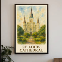St. Louis Cathedral Poster
