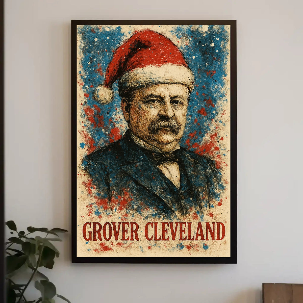 Grover Cleveland 24th President of the United States Christmas SeriesPoster