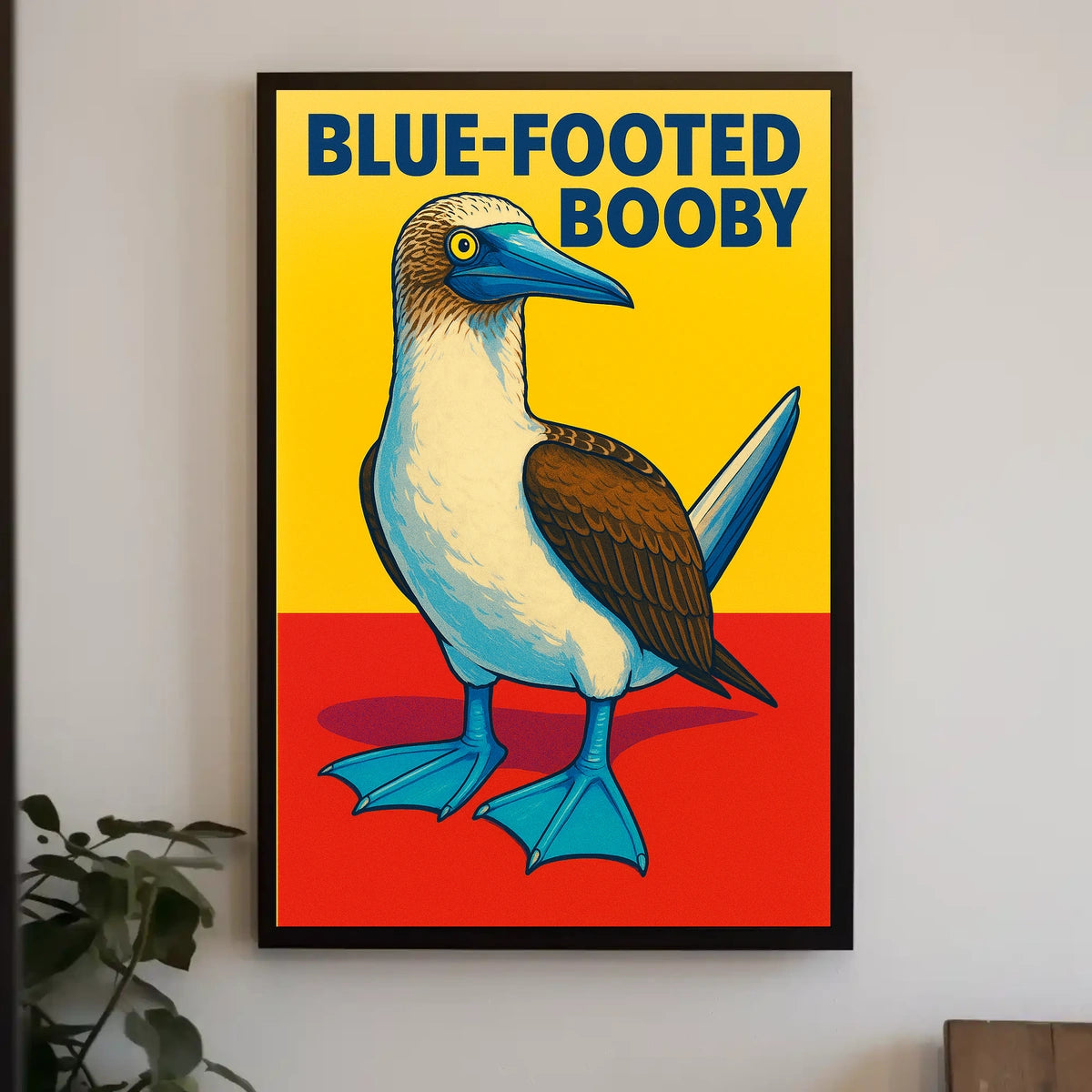 Blue-Footed Booby Poster