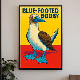 Blue-Footed Booby Poster