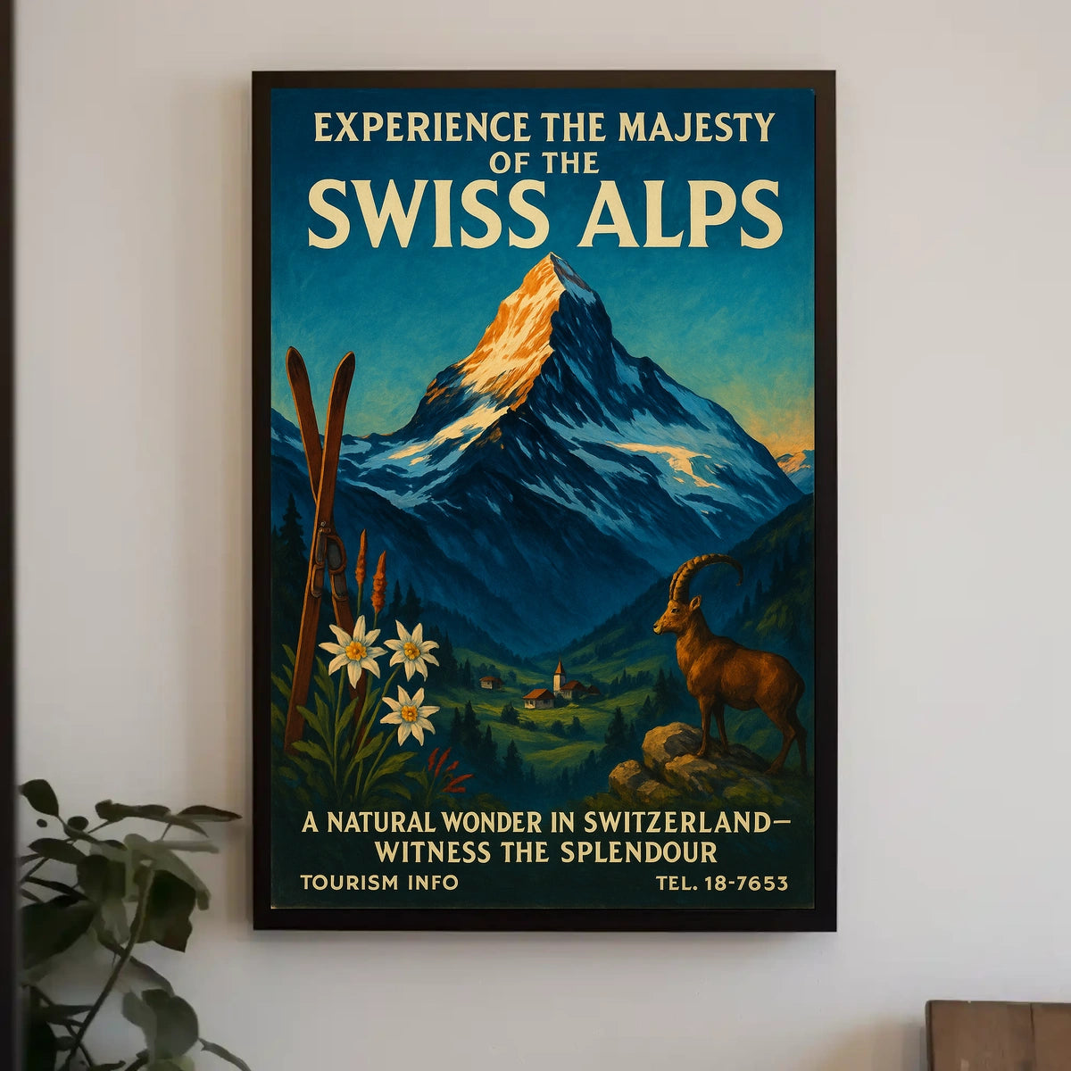Experience the Majesty of the Swiss Alps Poster