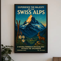 Experience the Majesty of the Swiss Alps Poster