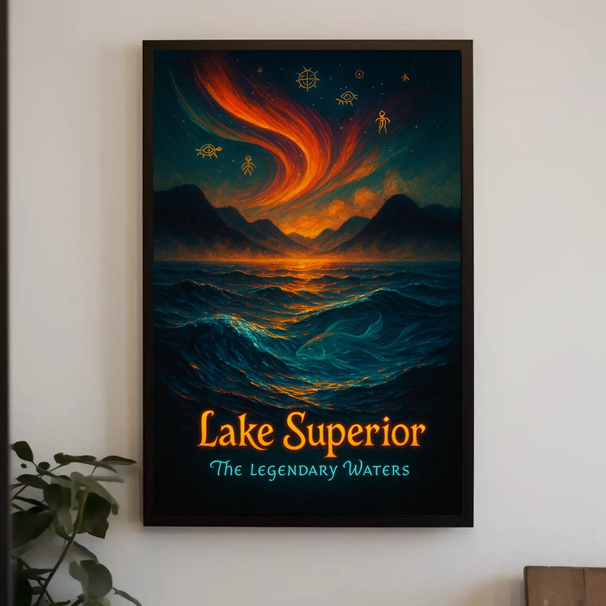 Lake Superior The Legendary Waters Poster