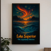Lake Superior The Legendary Waters Poster