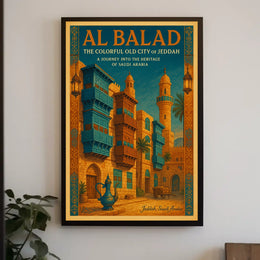 Al Balad The Colorful Old City Of Poster