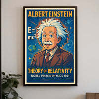 Albert Einstein Theory Of Relativity Poster