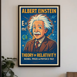 Albert Einstein Theory Of Relativity Poster