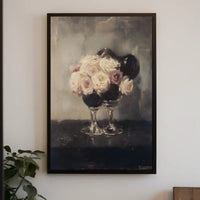 Elegant Floral Still Life Poster