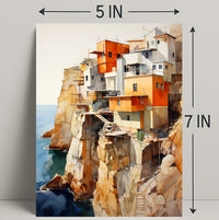 Cliffside Abodes Poster