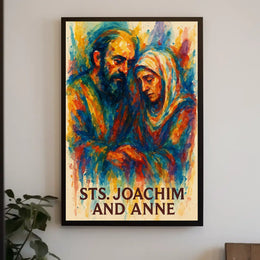 Saints Joachim And Anne Poster