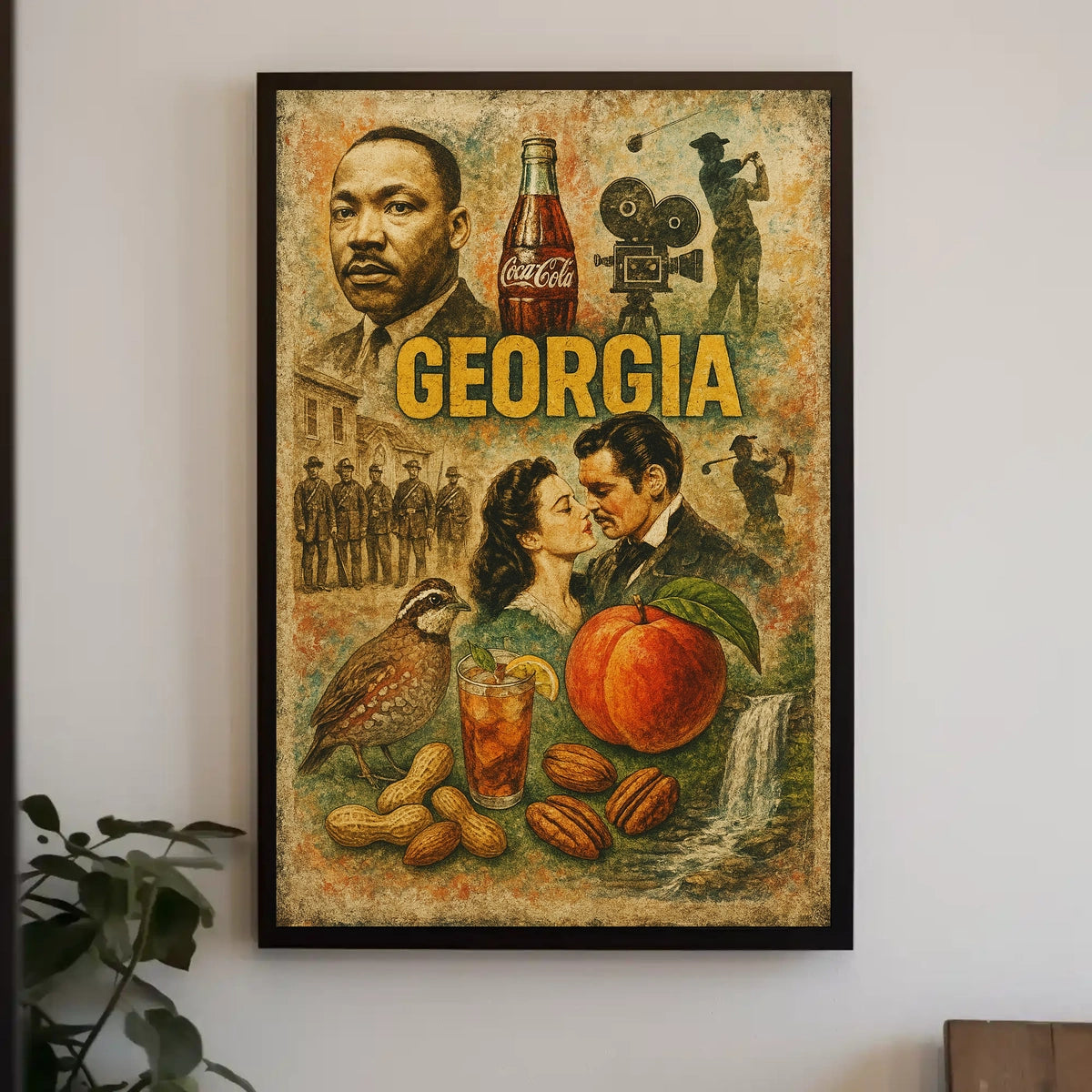 Georgia Heritage Montage Poster