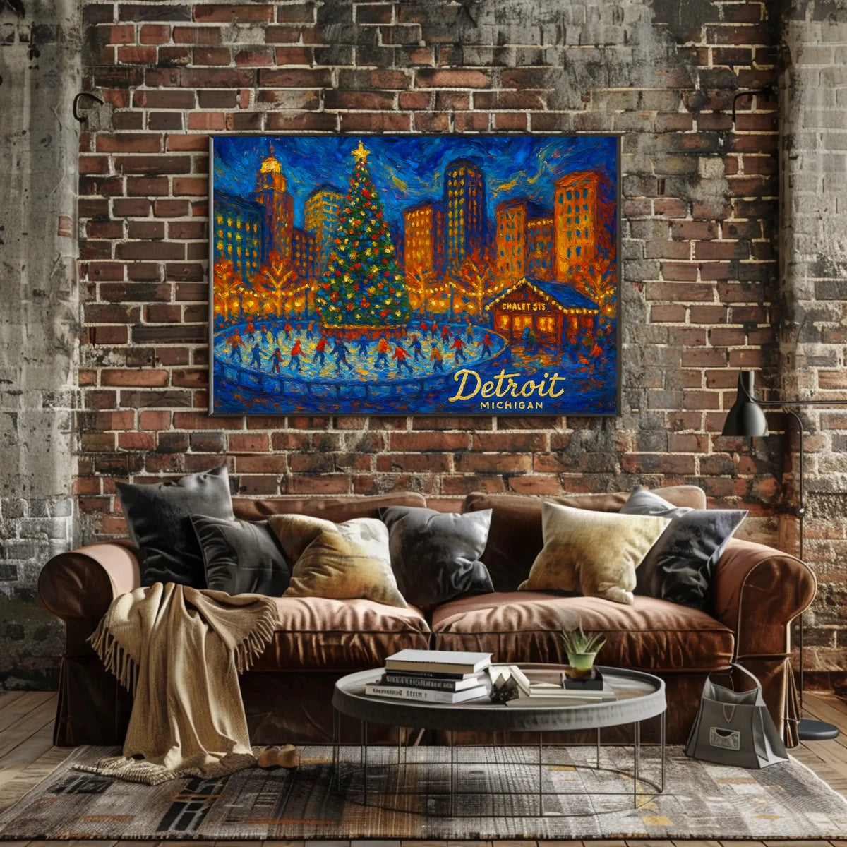 Detroit Winter Wonderland Poster