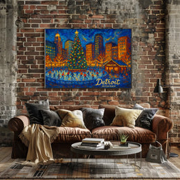 Detroit Winter Wonderland Poster