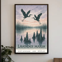 Lavender Marsh Poster