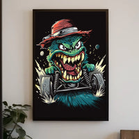 Monster Racer Poster
