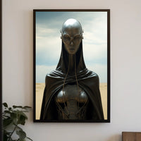 Futuristic Sentinel Poster