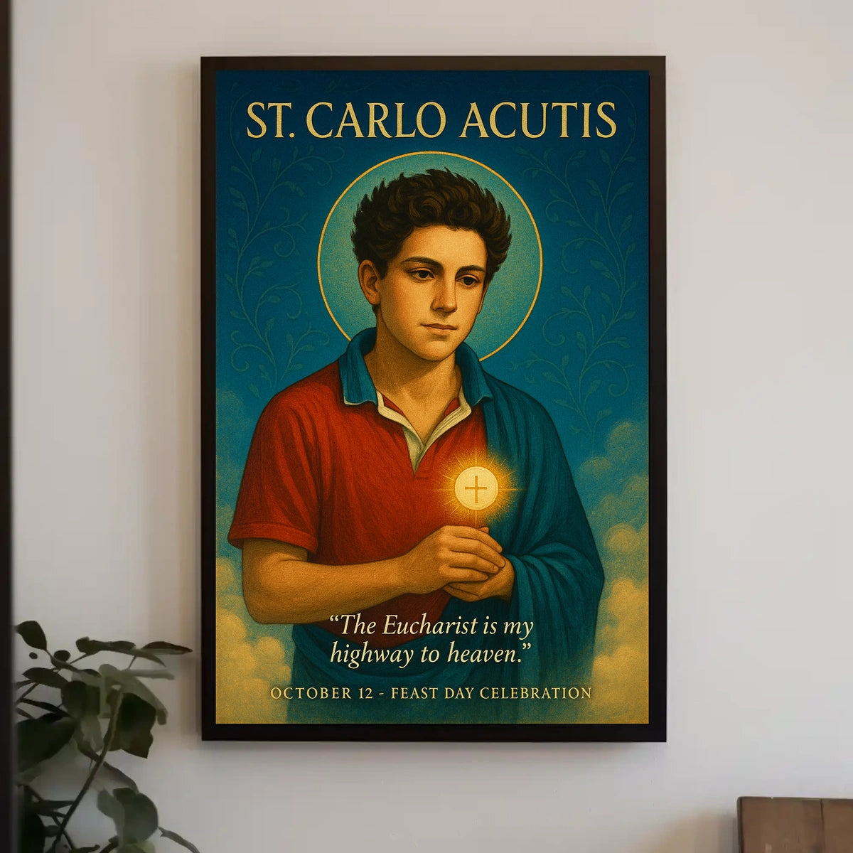 St. Carlo Acutis Feast Day Celebration Poster