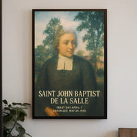 Saint John Baptist De La Salle Poster