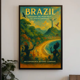 Discover Brazil Poster