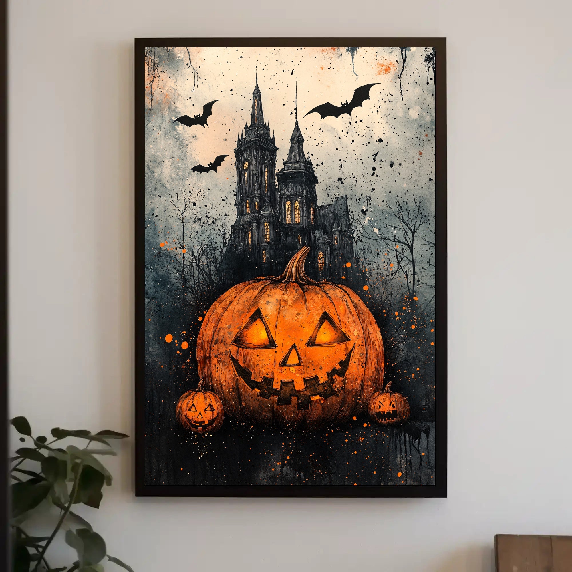 Haunted Halloween Night Poster