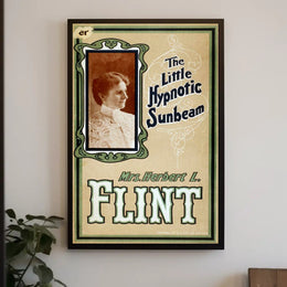 Vintage Art Nouveau Hypnosis Show Cultural or Heritage Poster