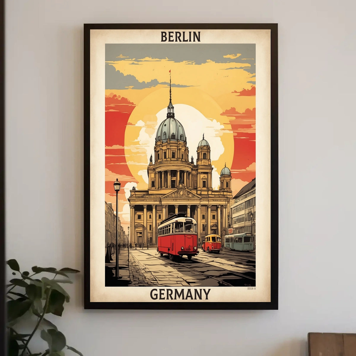 Berlin Architectural Charm Poster