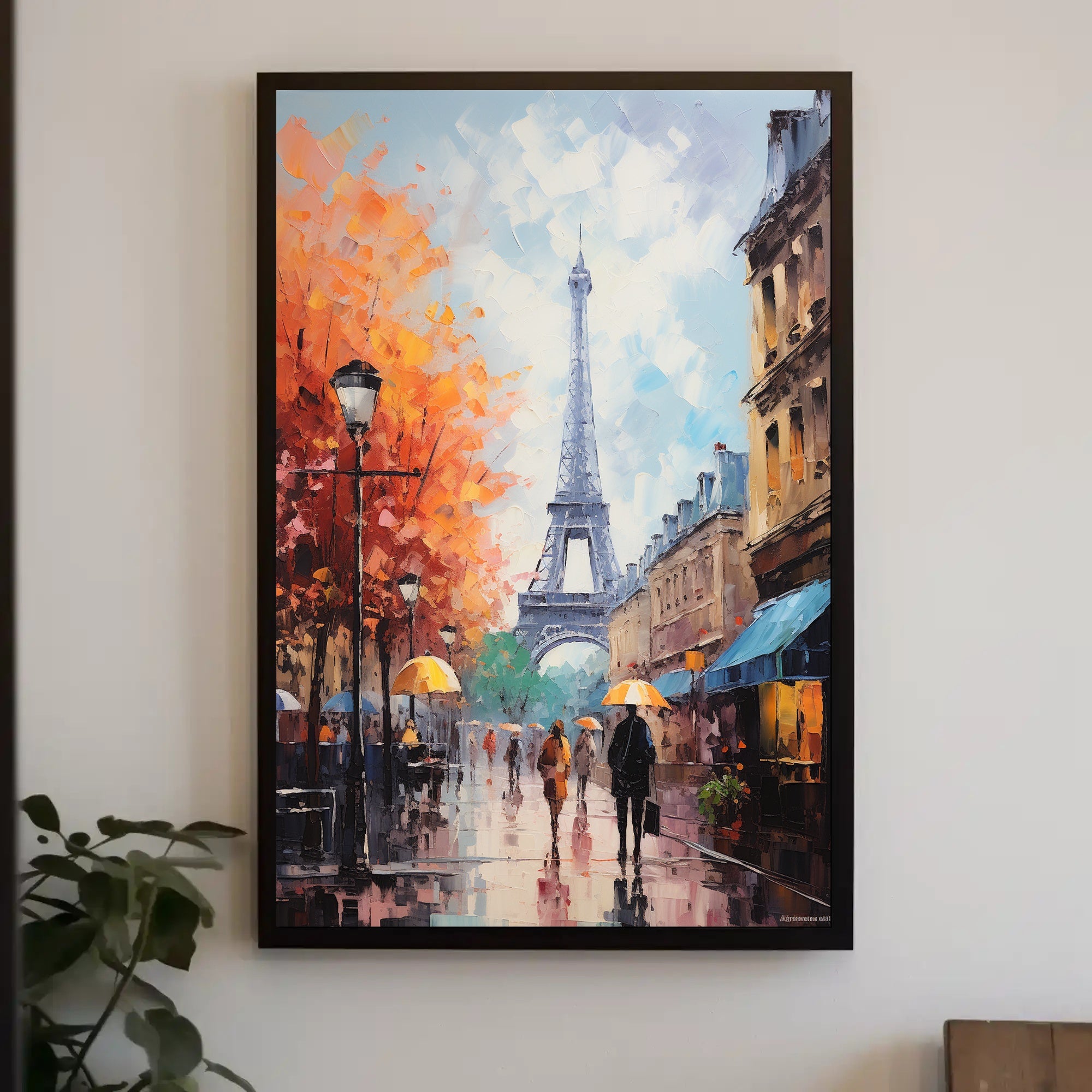 Autumn In Paris Poster