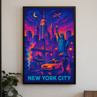 New York City Skyline Poster