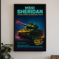 M551 Sheridan Airborne Armored Poster