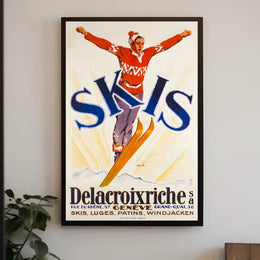 Delacroixriche Winter Sports Poster