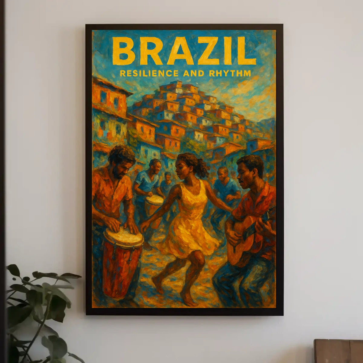 Brazil Resilience And Rhythm Poster 18x24 Wall Art Print