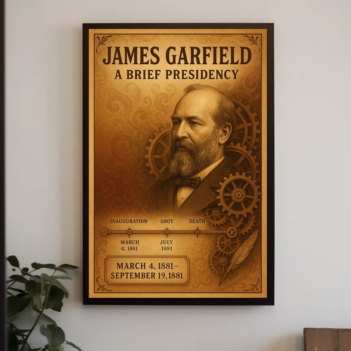 James Garfield A Brief Presidency Poster