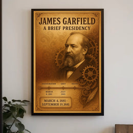 James Garfield A Brief Presidency Poster