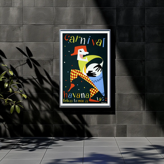 Havana Vintage Poster Carnival 1952