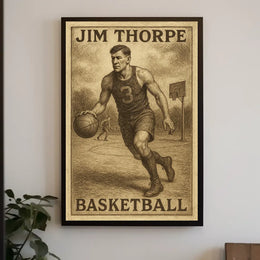 Vintage Adventure Landscape Art Poster