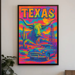 Texas Vibes Poster