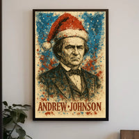 Andrew Johnson 17th President of the United States Christmas SeriesPoster