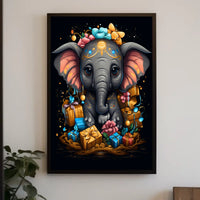 Enchanted Elephant Celebration Poster