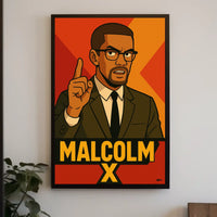 Malcolm X Poster