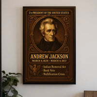 Andrew Jackson 7th President Poster