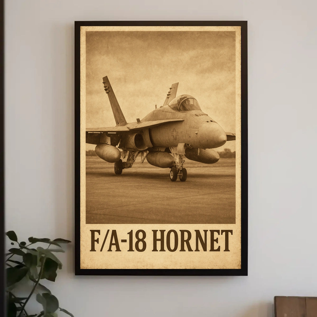 FA-18 Hornet Poster
