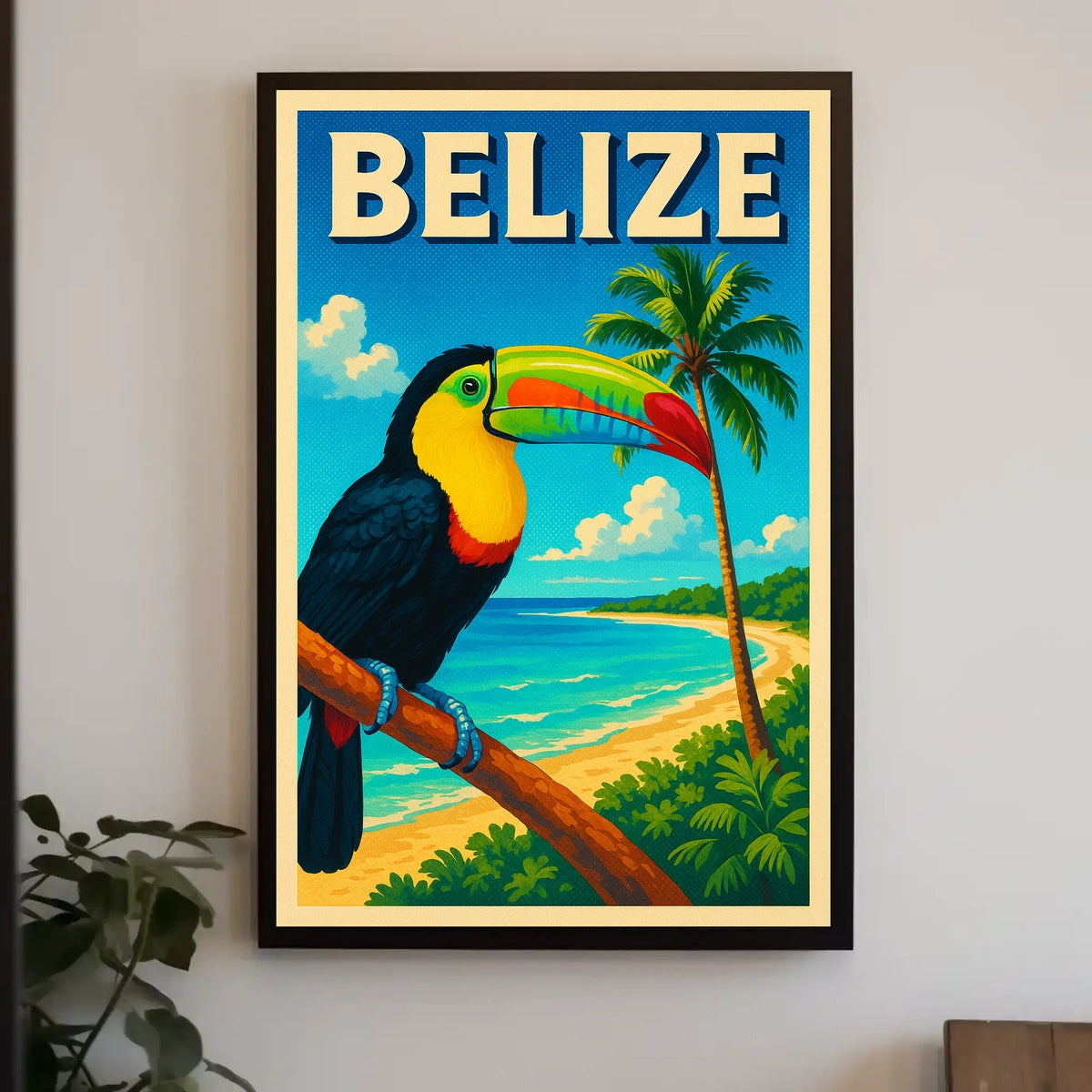 Belize Tropical Paradise Poster