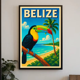 Belize Tropical Paradise Poster