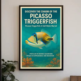 Discover the Charm of the Picasso Triggerfish Poster
