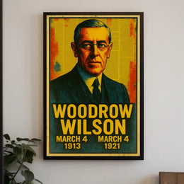 Vintage Leadership Portrait Art Deco Collectors Poster