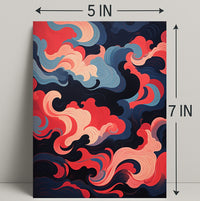 Abstract Swirls Of Color Abstract Poster