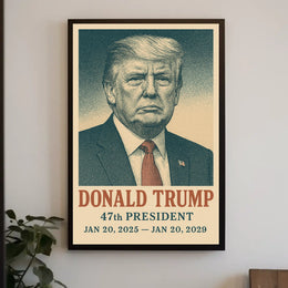 Donald Trump 47Th President Poster