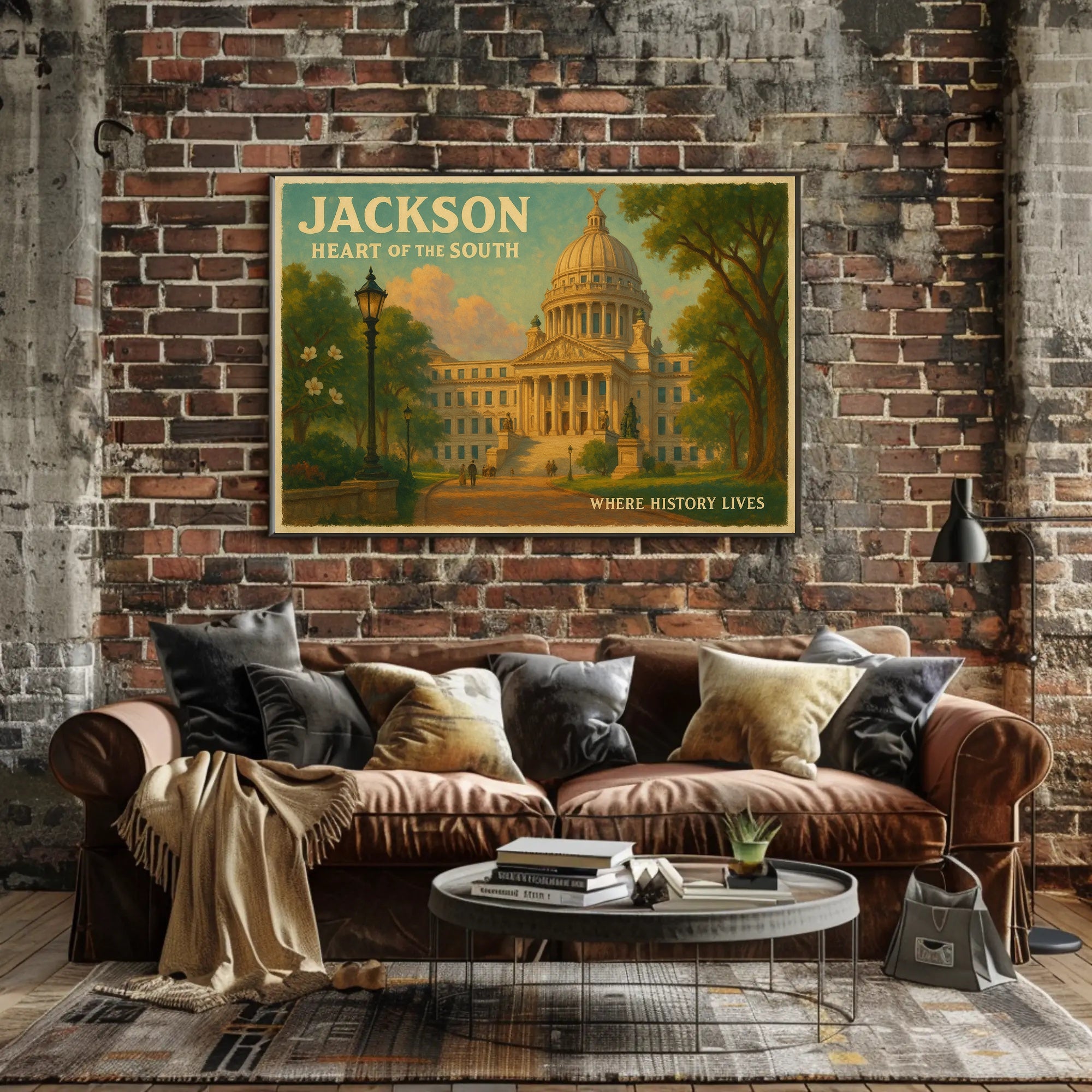 Jackson Heart of the South Travel Poster