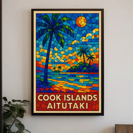 Cook Islands Aitutaki Paradise Poster