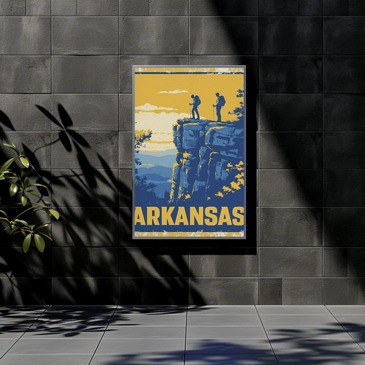 Arkansas Vintage Poster